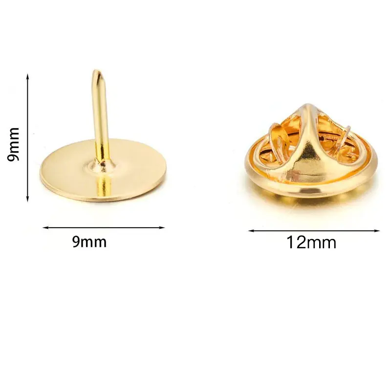 
Wholesale Metal Golden Butterfly Clutch Pins Back 