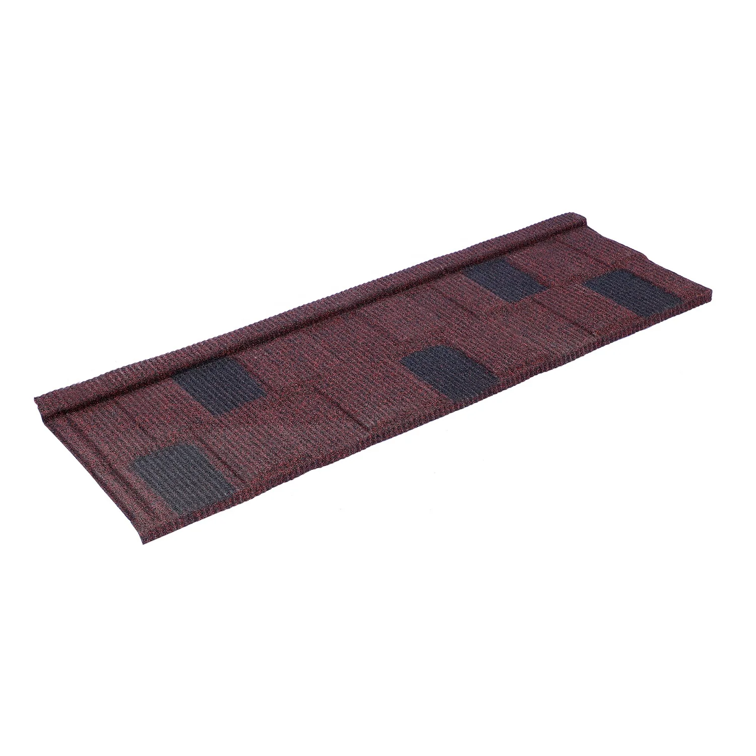 Factory Supply Aluminum Zinc Corrugated Shake Stone Coated Metal Roof Tile