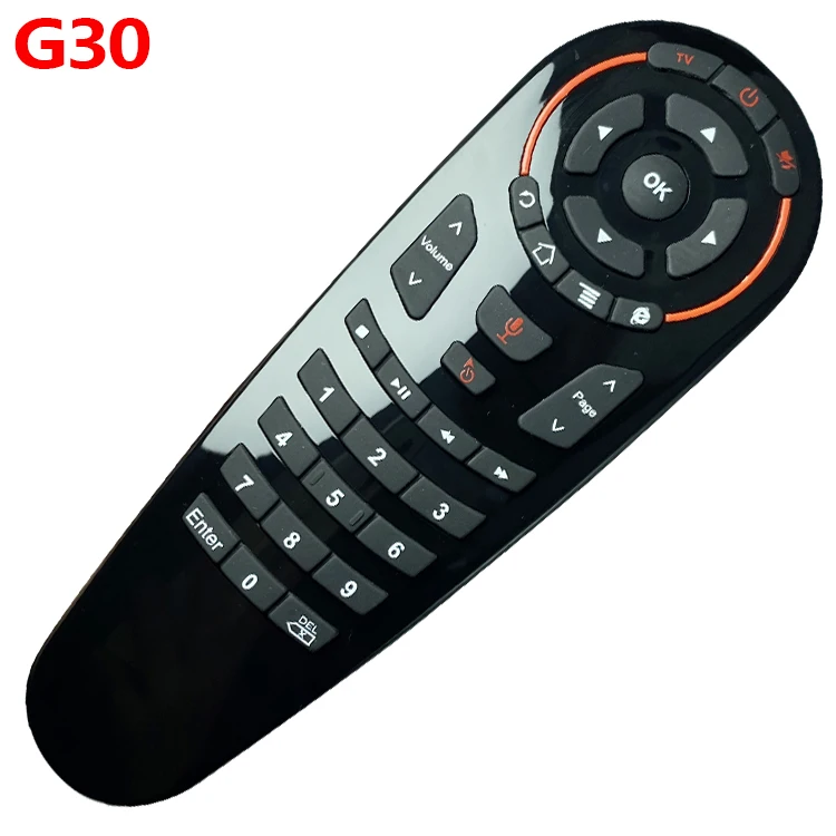 G30S  With Gyroscope Gyro Air Mouse 33Keys Google Voice Control  IR Learning Remote Control G30