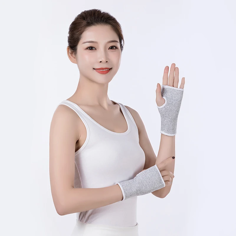 High elasticity compression plam support with an adjustable strap hand palm wrist support