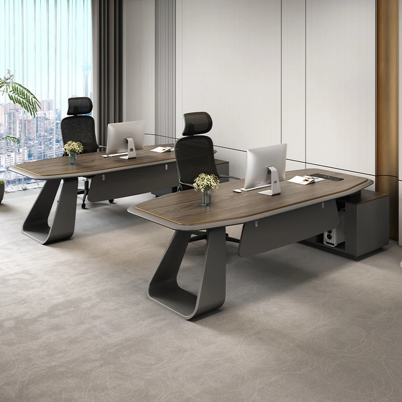 Высококачественный роскошный деревянный офисный стол для