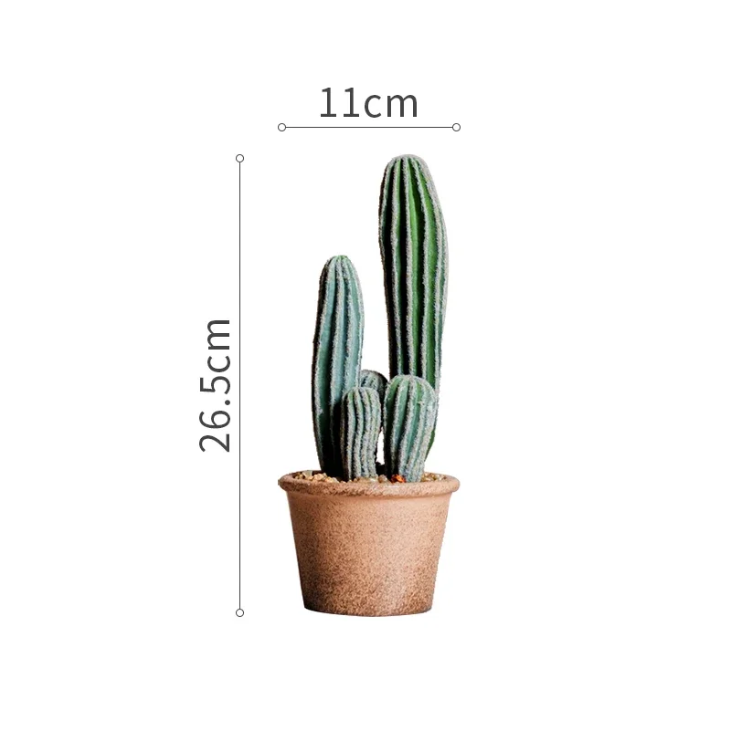 Cactus artificial plant succulent decorative column bonsai large artificial cactus plants