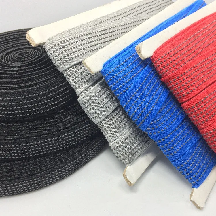 Hot Selling Silicone Color Bands Soft Rubber Band New Design Custom Polyester Non-Slip Printed Elastic Webbing