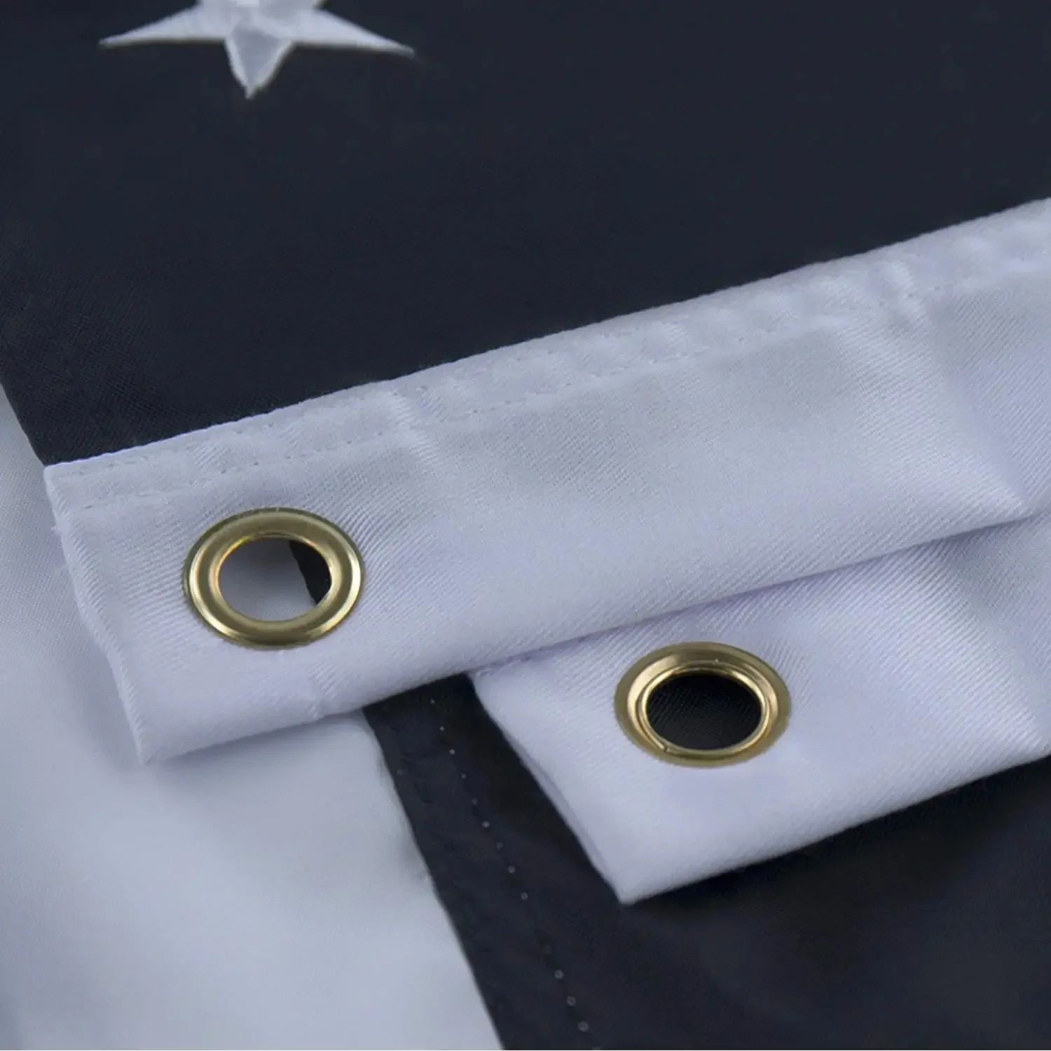 Auomark Wholesale 210D polyester Premium Quality Embroidered American Flag Custom Size Heavy-Duty  USA Flag