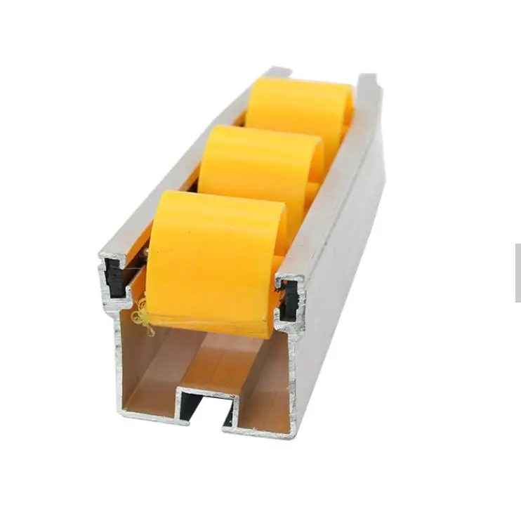 Fluent alloyed plastic roller roller track sliding track for shelf roller track system from suqian