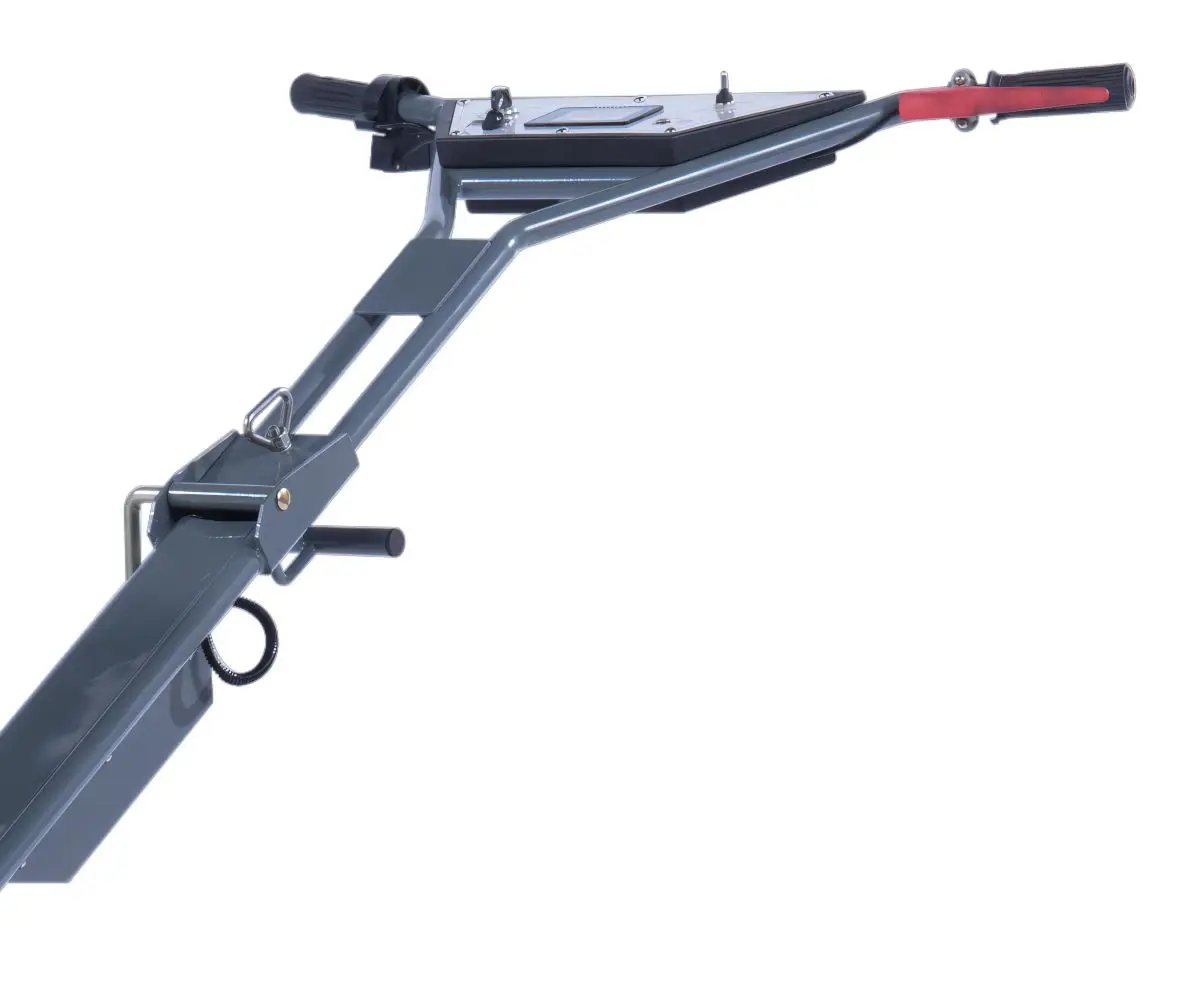 New design three stage gear reduction aluminum gearbox is durable battery electric walk behind power trowel