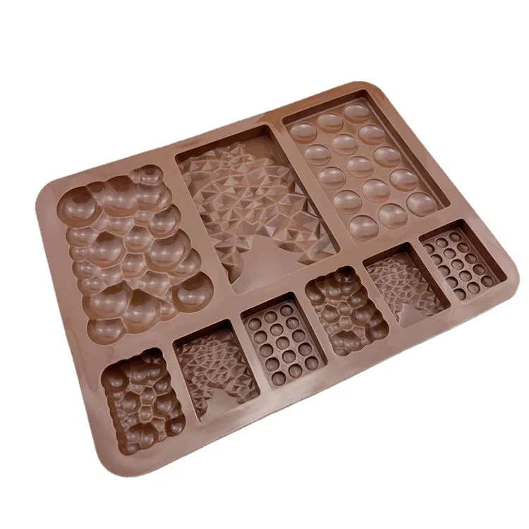 Силиконовая форма для шоколада 9 ячеек желе блока эпоксидная льда поднос помадки украшения торта конфет инструмент кухни выпечки
