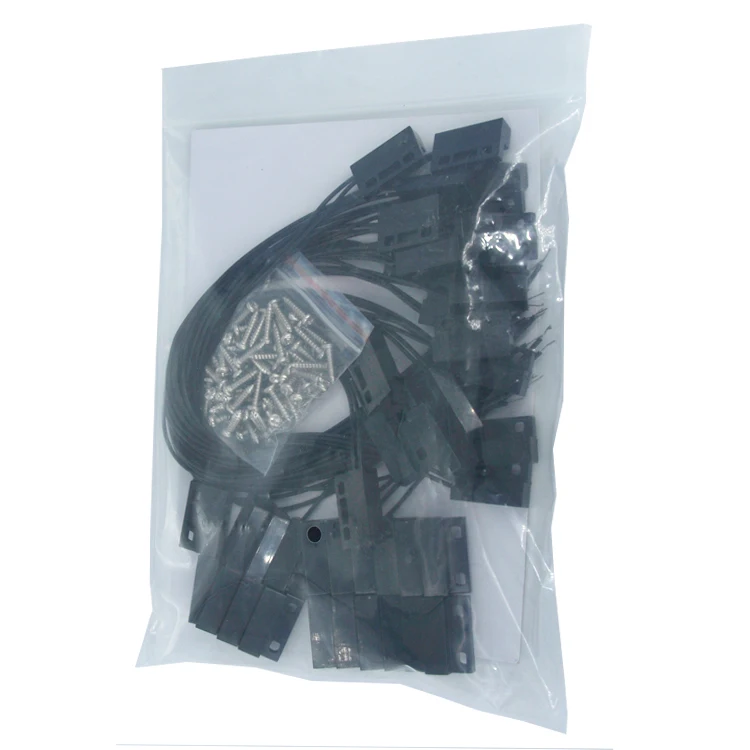 Window and door alarm recessed magnetic contact switch