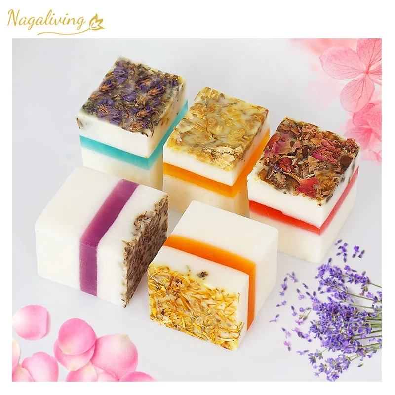 Собственная марка, натуральное оливковое масло Cbd, мыло ручной работы для ванны, ароматизированное сухое цветочное мыло с розами и лепестками цветов для отбеливания кожи