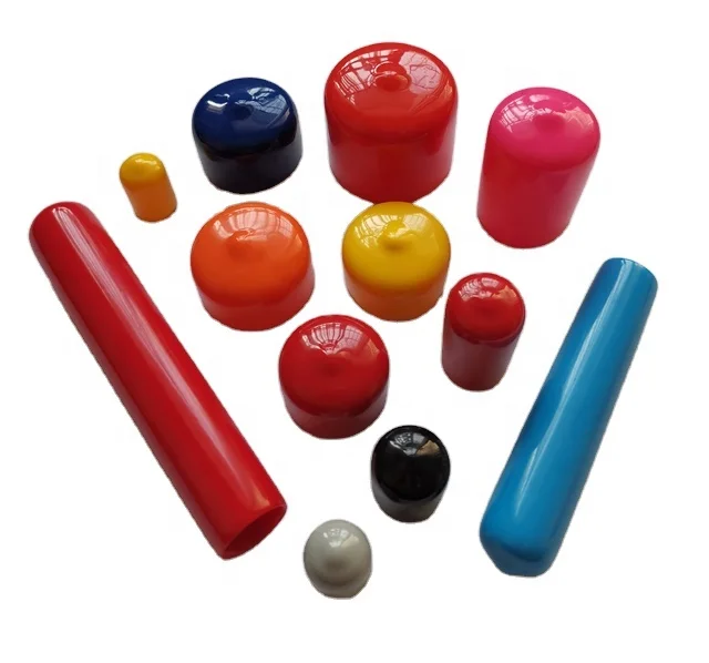 Plastic drop molding PVC Cap/ Sleeves PVC Tube / Steel Pipe End Cap