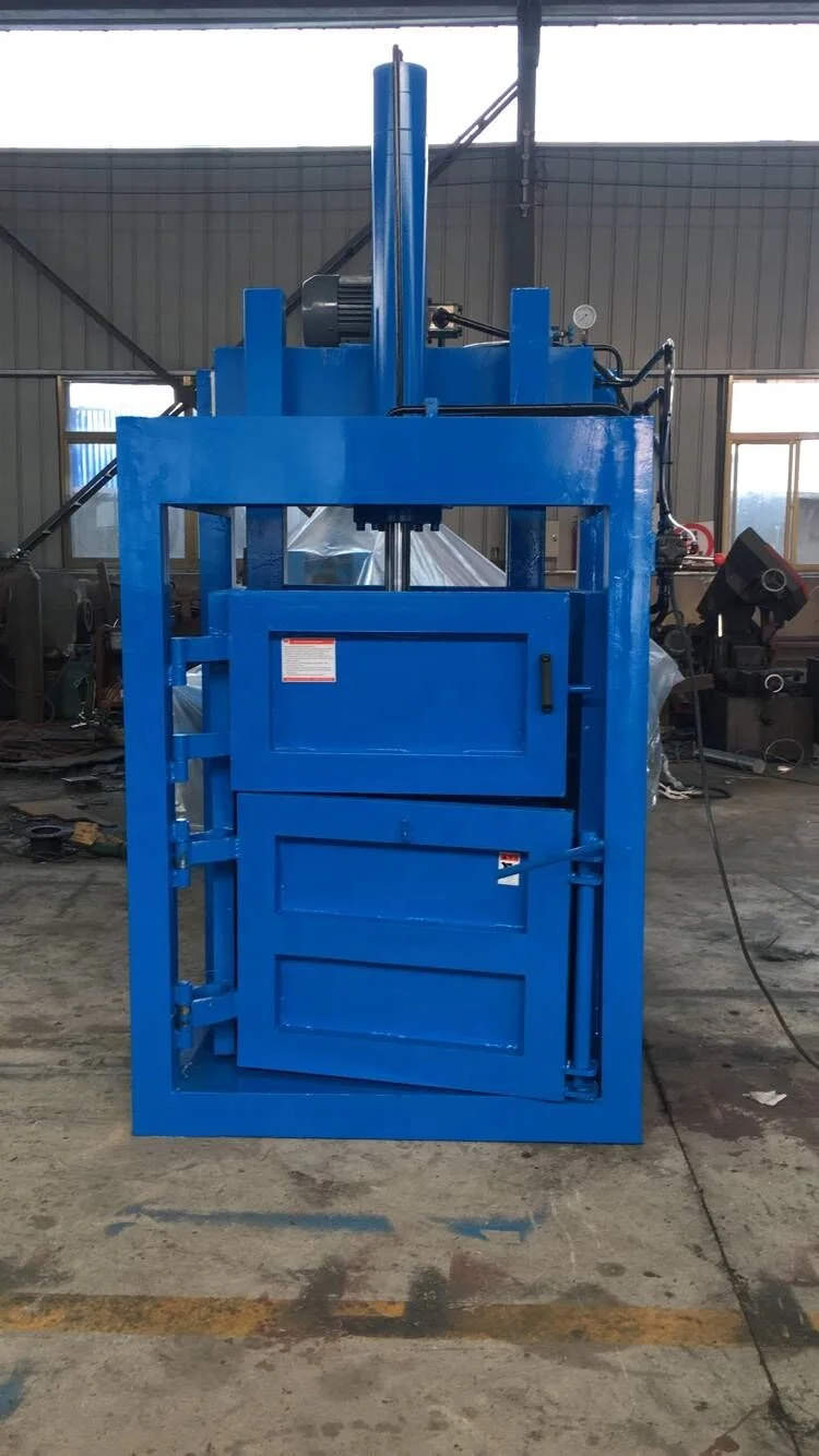Hydraulic vertical cotton bale strapping press machine