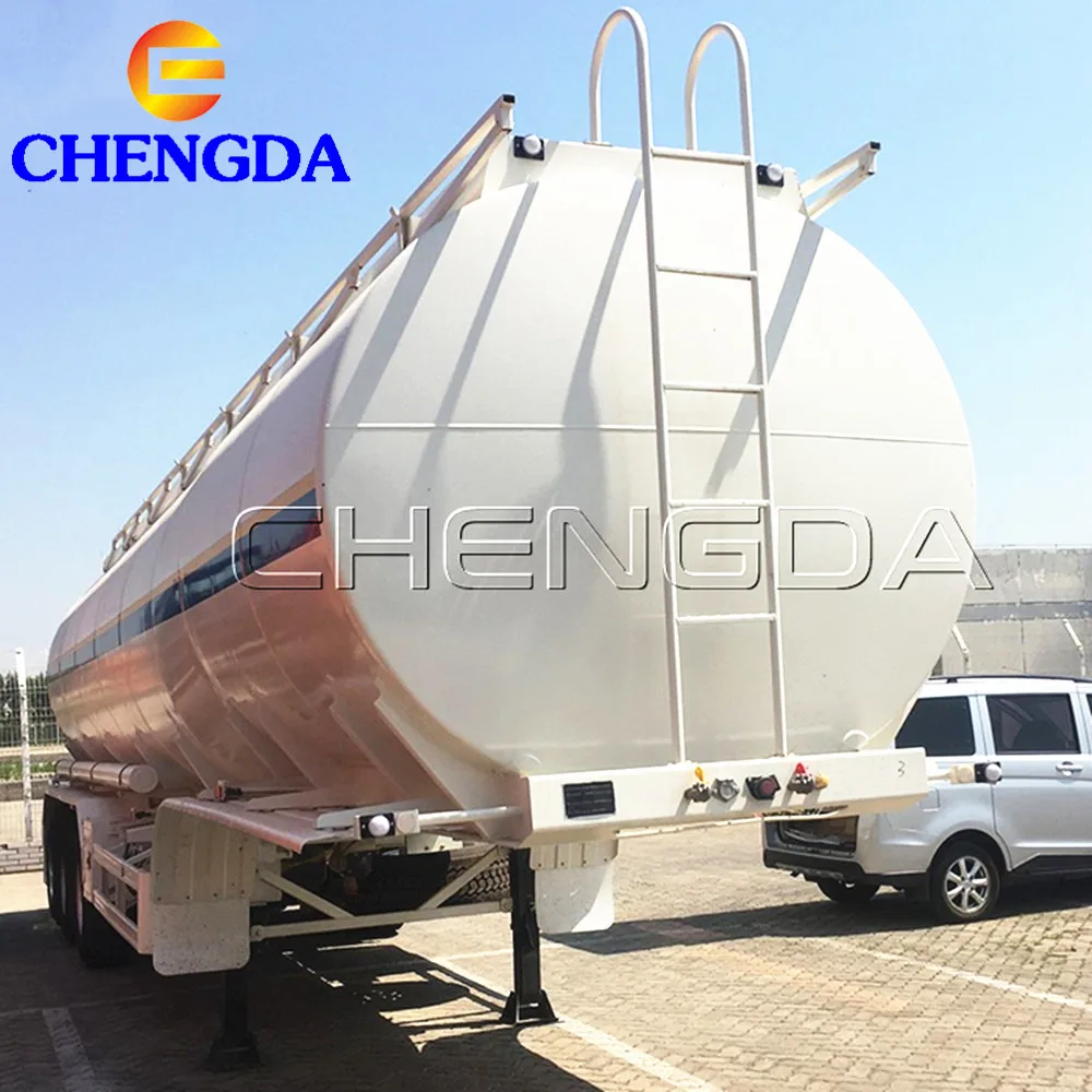 50000L Aluminum Alloy Tank Semi-Trailer 3 Axle Fuel Tanker