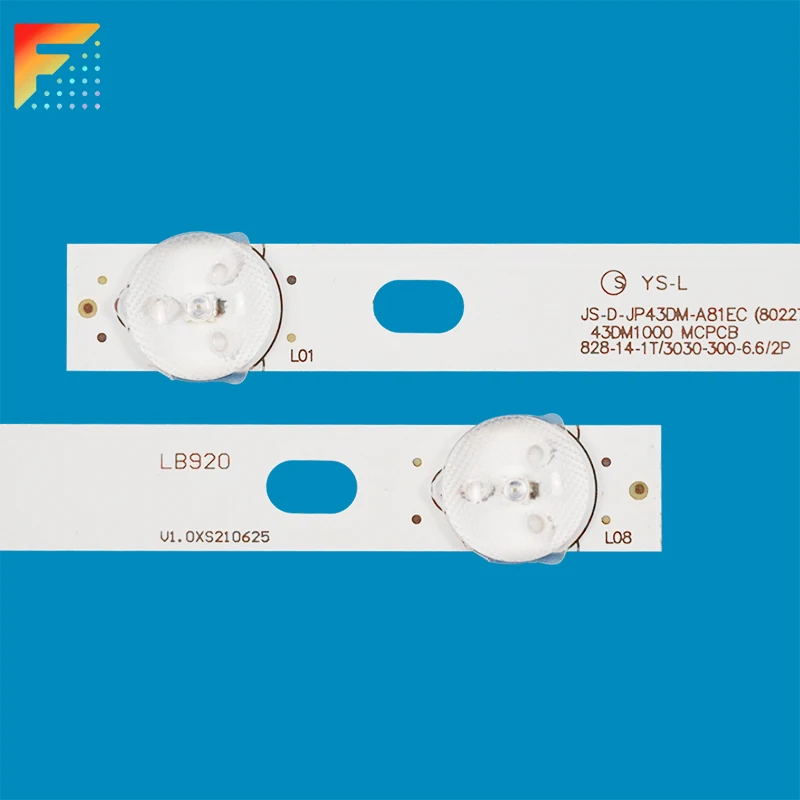 Replacement LED Light Kit LCD LED Backlight Strip For 43 Inch TV UA43EKII UA43EK1100US 43LEX-5043/FT2C JS-D-JP43DM-A81EC B81EC 4