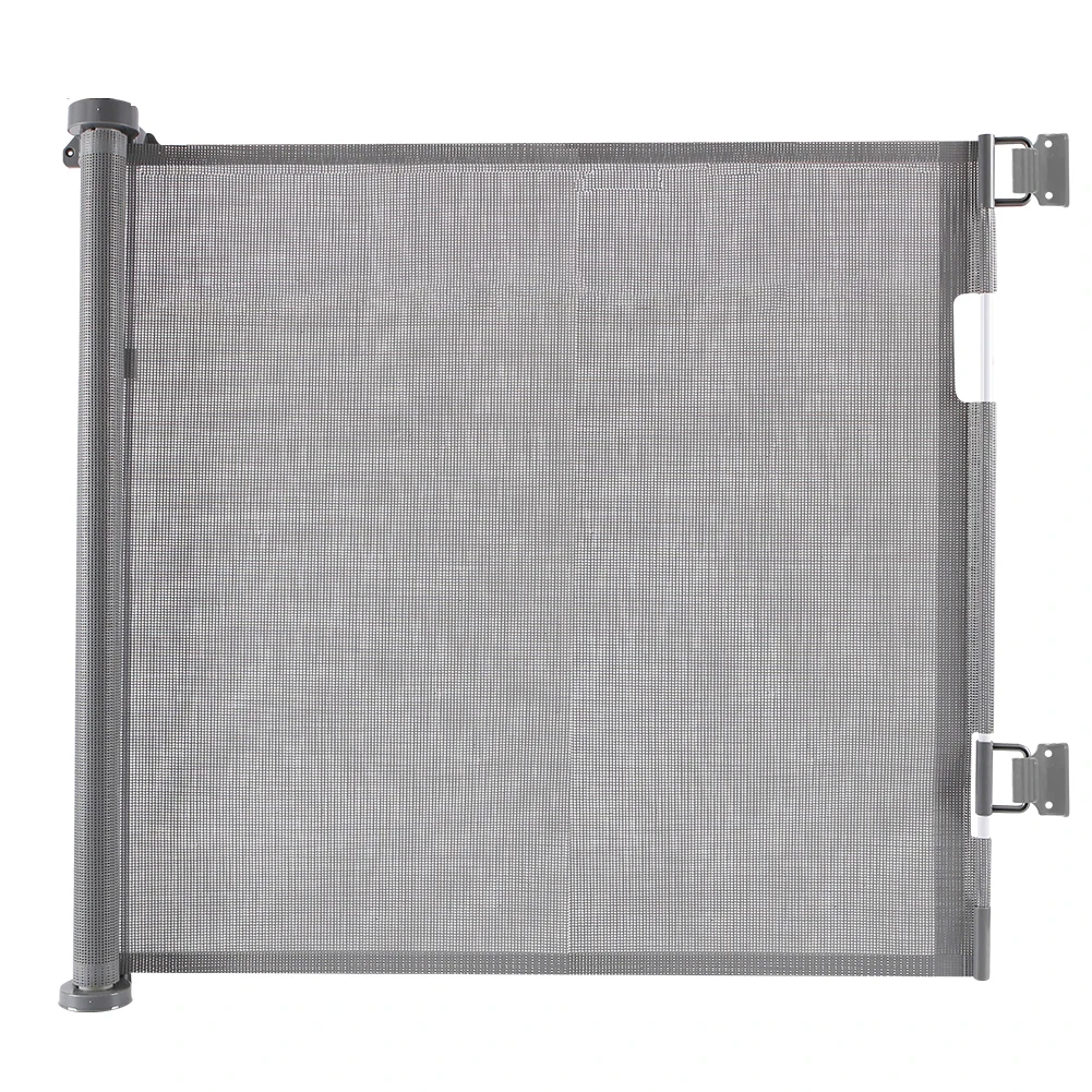 150cm Safety Retractable Gate For Babies, Baby Stair Gate Atuo Close Baby Gate With Lock//