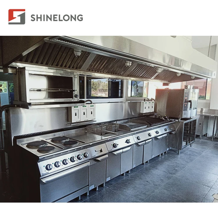 Multi-Type Commercial Kitchen Design and Kitchen Cooking Equipment Supply for Hotel Restaurant and SPA Resort