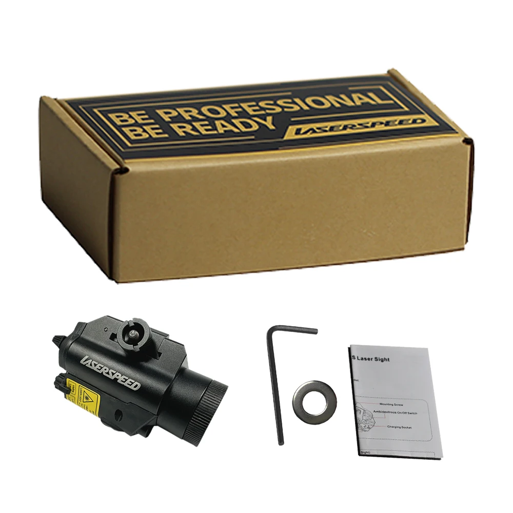 LASERSPEED Tactical Green/Red IR Infrared Dual Beam Laser Sight and Flashlight Combo