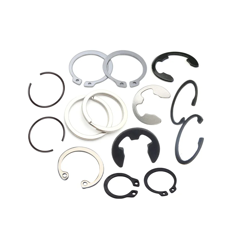 M6 M8 M20 M10, carbon steel stainless steel C Type Retaining Ring External Retaining Rings Circlip E Shape Lock Washer/