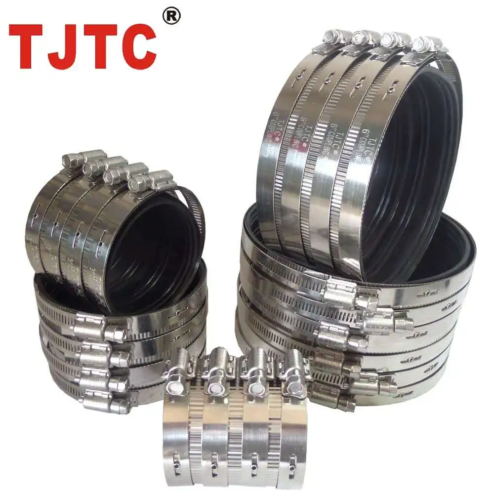 Rubber bush Quick release Many types heavy duty Fire hose Flexible No-hub coupling connectors
