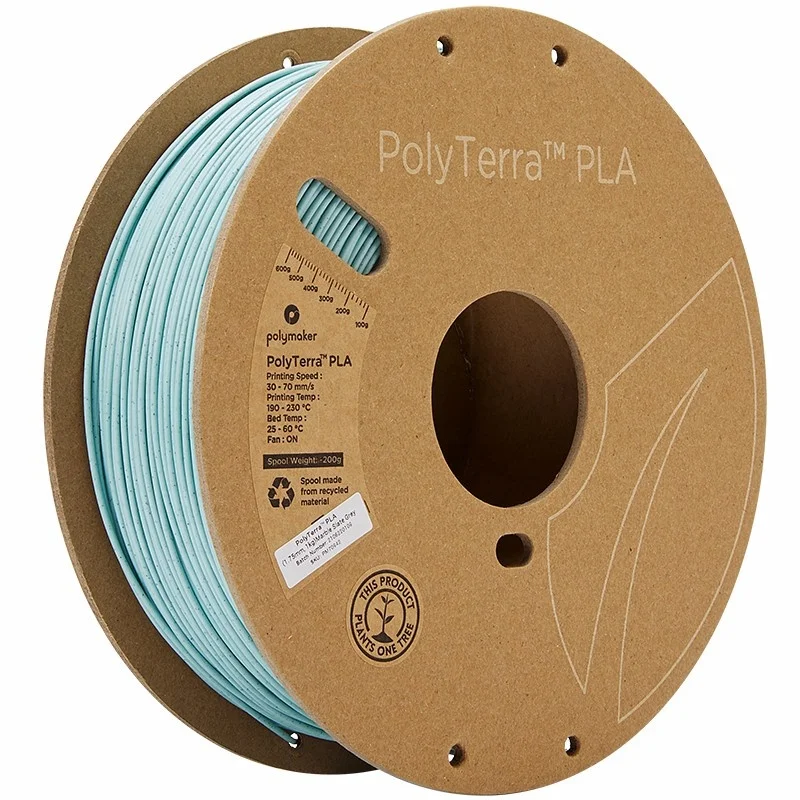 Excellent Printability Cardboard Spool Printer 1.75mm / 2.85mm 1 KG  Polymaker Printer PolyTerra 3D PLA Filaments