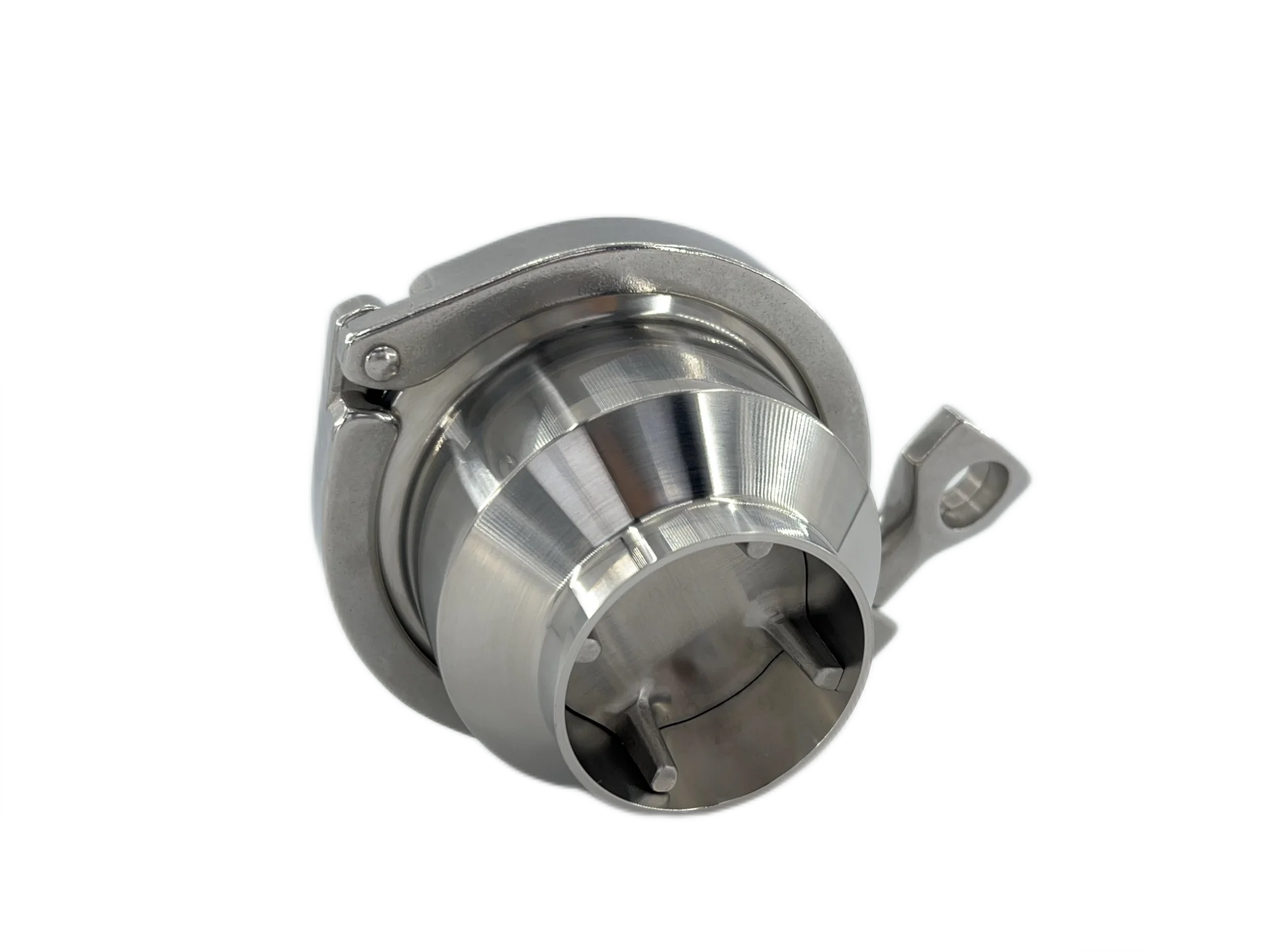 Check Valve Middle Clamped Medical Check Valves One Way Stainless Steel Sanitary Spring Clamp Check Valves