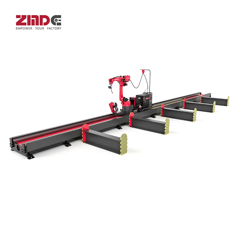 ZMDE Ground Rail Automatic Welding Robot 6 Axis Robotic Workstation
