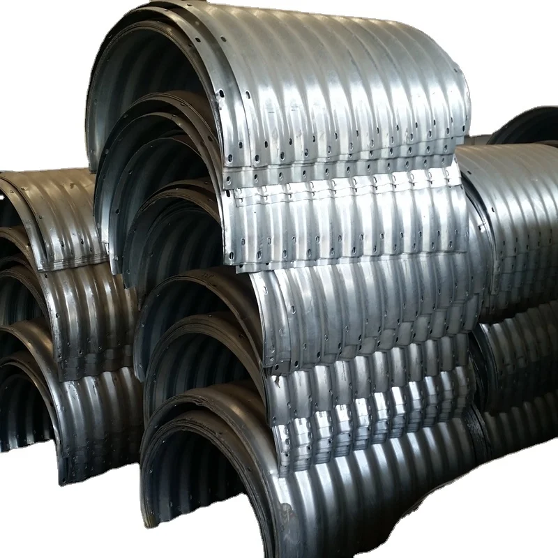 Professional Factory Galvanized Arch Corrugated Design 20 Inch Culvert Pipe