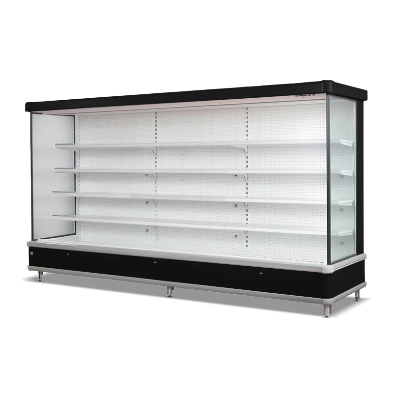 Remote Multidecks Open Chiller Refrigerators for Supermarket Display Fridges Refrigeration Equipment