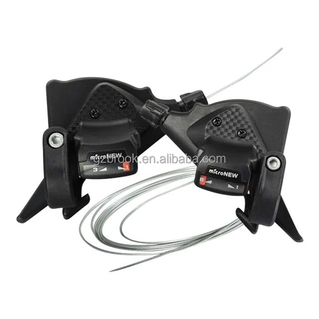 
micronew shifter cycle gear shifter 3*8S one pair with Shift Cables bicycle shifter 