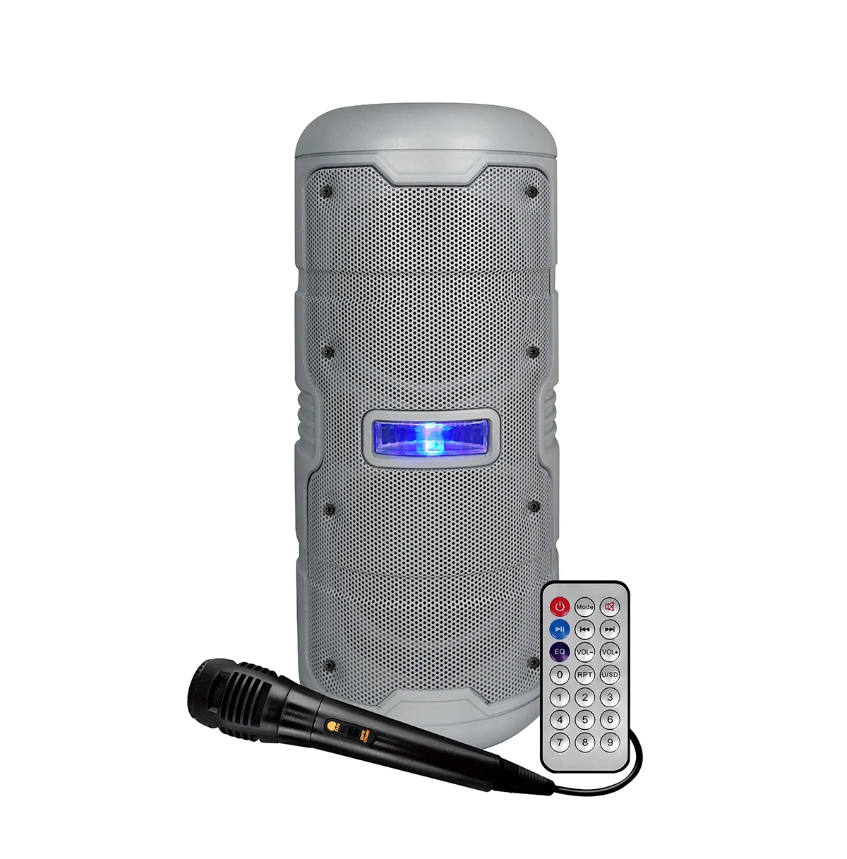 2023 New Style Audio Box with LED light Double 5.25 Inch Full Range Bluetooth Wireless Portable Speaker