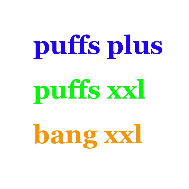 
510 Thread Disposable Vapeyoung Vape pen Kit Paper Packaging Bang Xxl Pufful Plus bang Xxl 