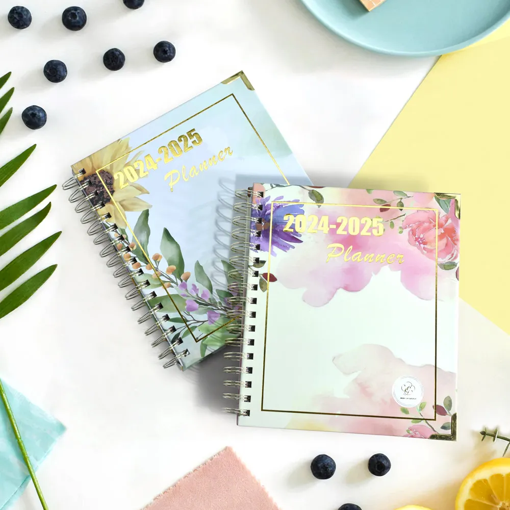 Stationery Notebook Journal Planner Journal Customized With Gift Boxes Set Gold Foil Logo YO  Planner