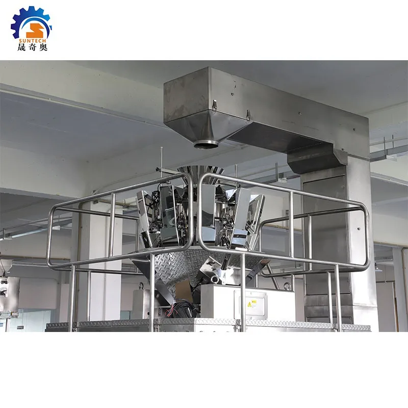 Automatic Fruit Mixed Salad Root Vegetable France Fries Sliced Mushrooms Carrot Leaves Fish Ball Filling Food Packing Machine