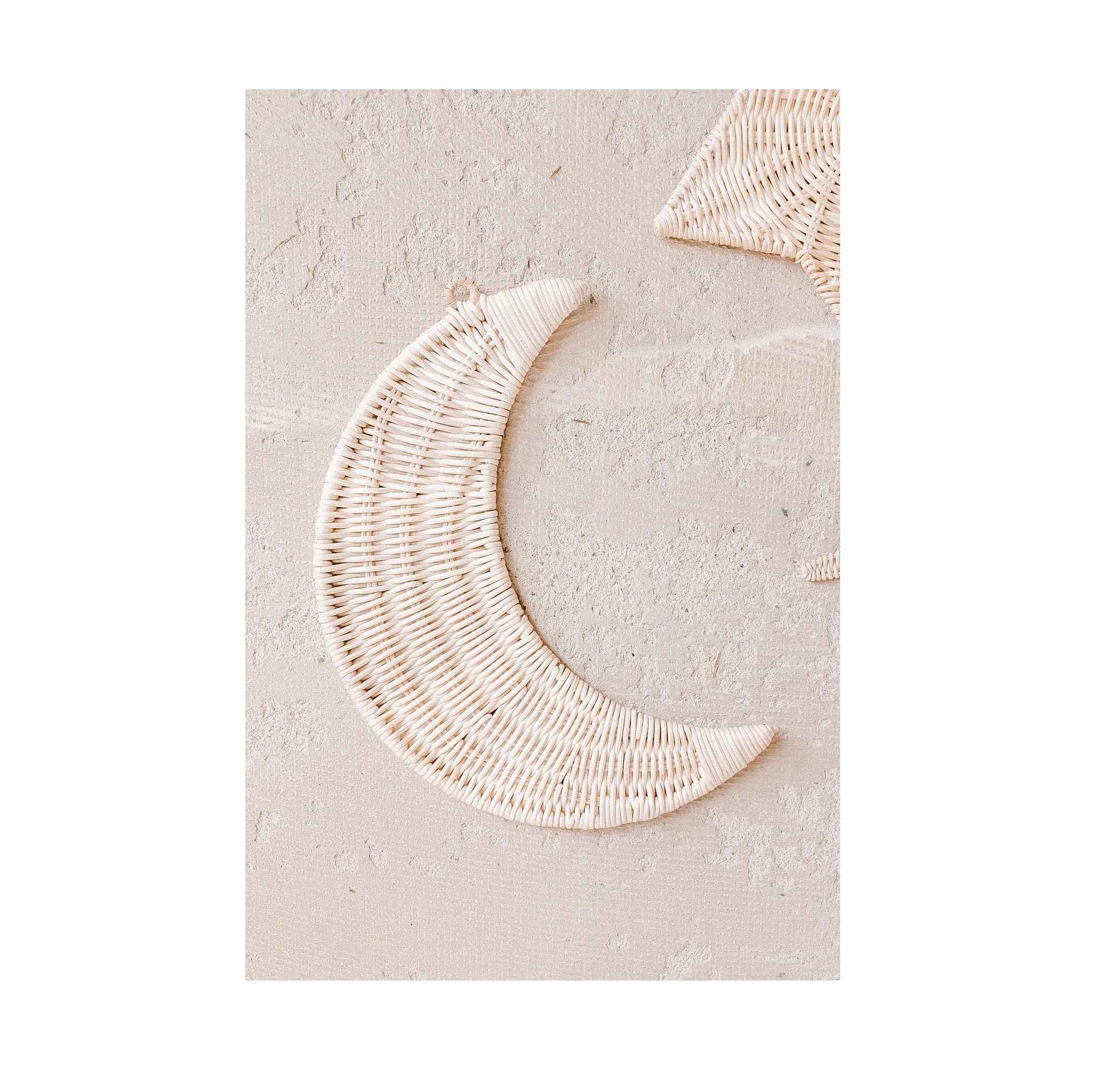 Custom Accept Order Moon Wall Decoration Handmade Eco Friendly Cheap Price Low MOQ Best Seller From Vietnam Top Grade Quality
