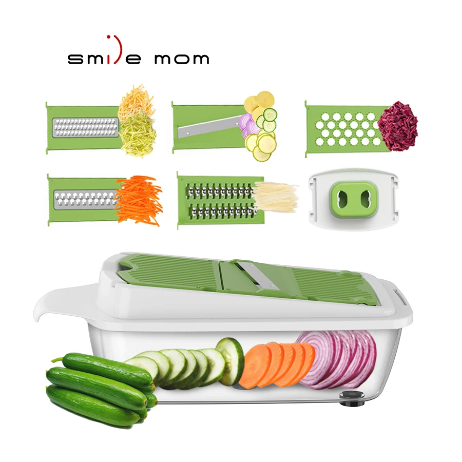 Quality Best Selling Multifunctional Kitchen Tool ABS/PS Vegetable Cutter with Durable Plastic Blade Online