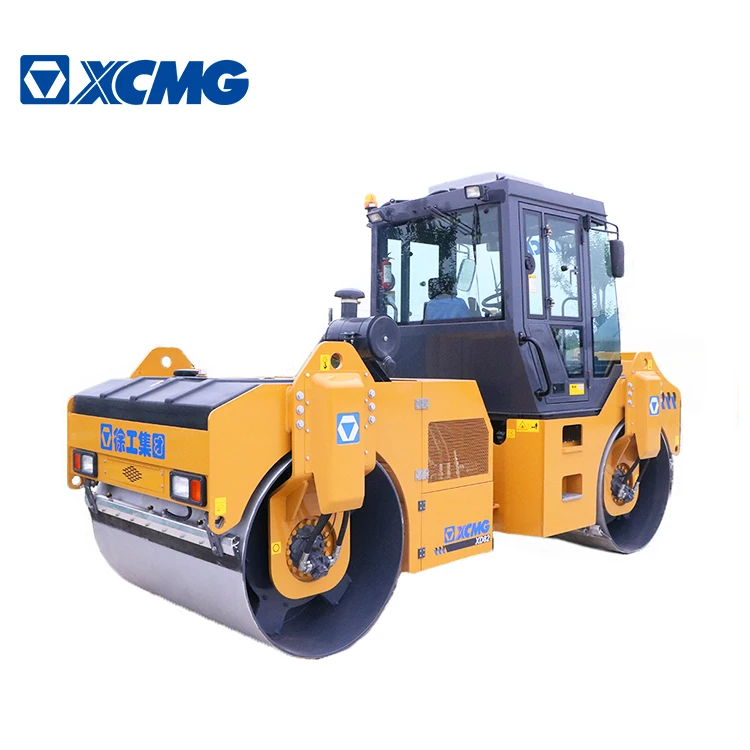 XCMG offical road roller  compactor machine XD82 8 ton double drum road roller air conditioner cabin Deutz engine 74.9Kw