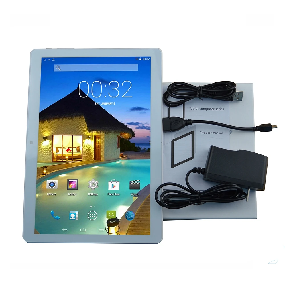  S10 MTK8163 10 1 дюймов планшетный ПК с системой андроида 2 ГБ + 32 дюймовый 1280*800 экран планшета 6000 мАч