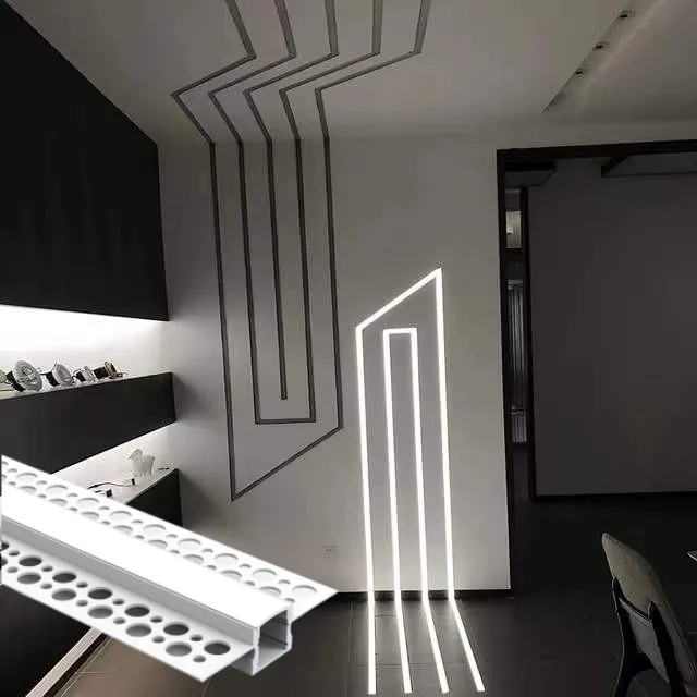 Led Diffuser Channel Recessed Mounted Aluminium Profile for Led Lighting Strip SMD 2835 Lights