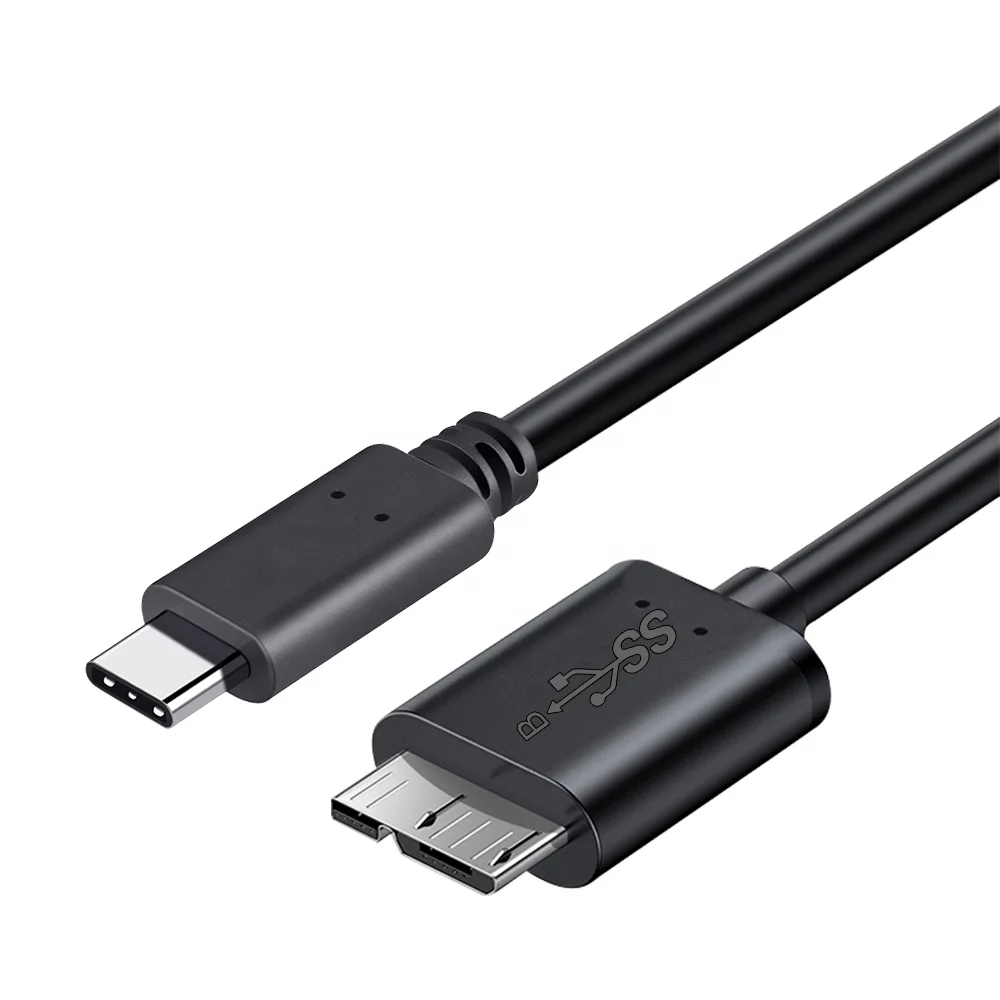 Micro B USB 3.0 Kabel Male to Male Data Cable USB C Micro B 10pin Cable HDD Case SSD Hard Disk Cable for Samsung Hard Drive