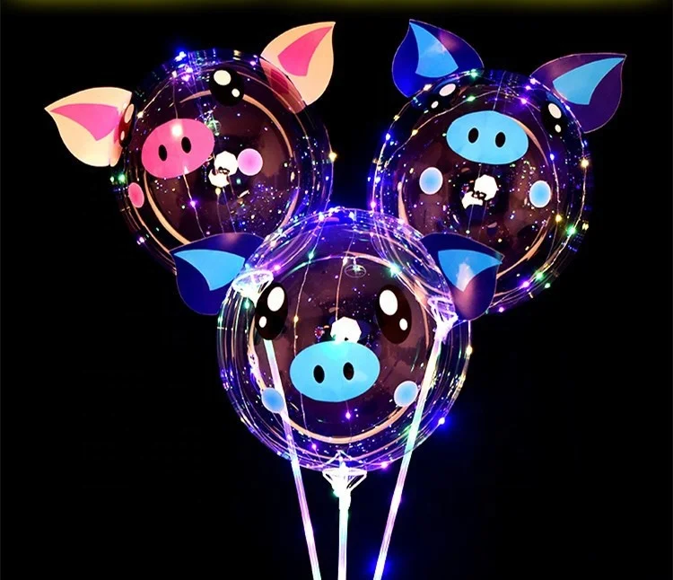 
Bobo led glowing balloon with cartoon characters in it ballon led lightballons cartoon 