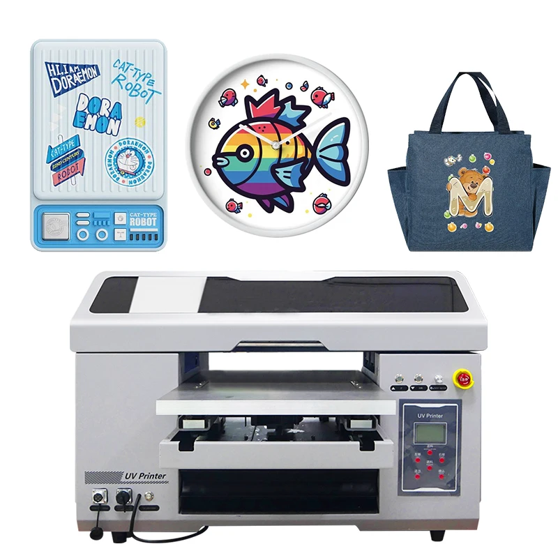 UV Printer dtf Small Business Machine Multi-functional flat self-adhesive logo plastic phone case photo inkjet printing press