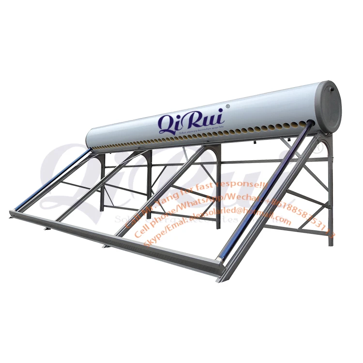 Top Quality 50L-500L High Efficiency Durable Solar Water Heater with 20L feeder tank