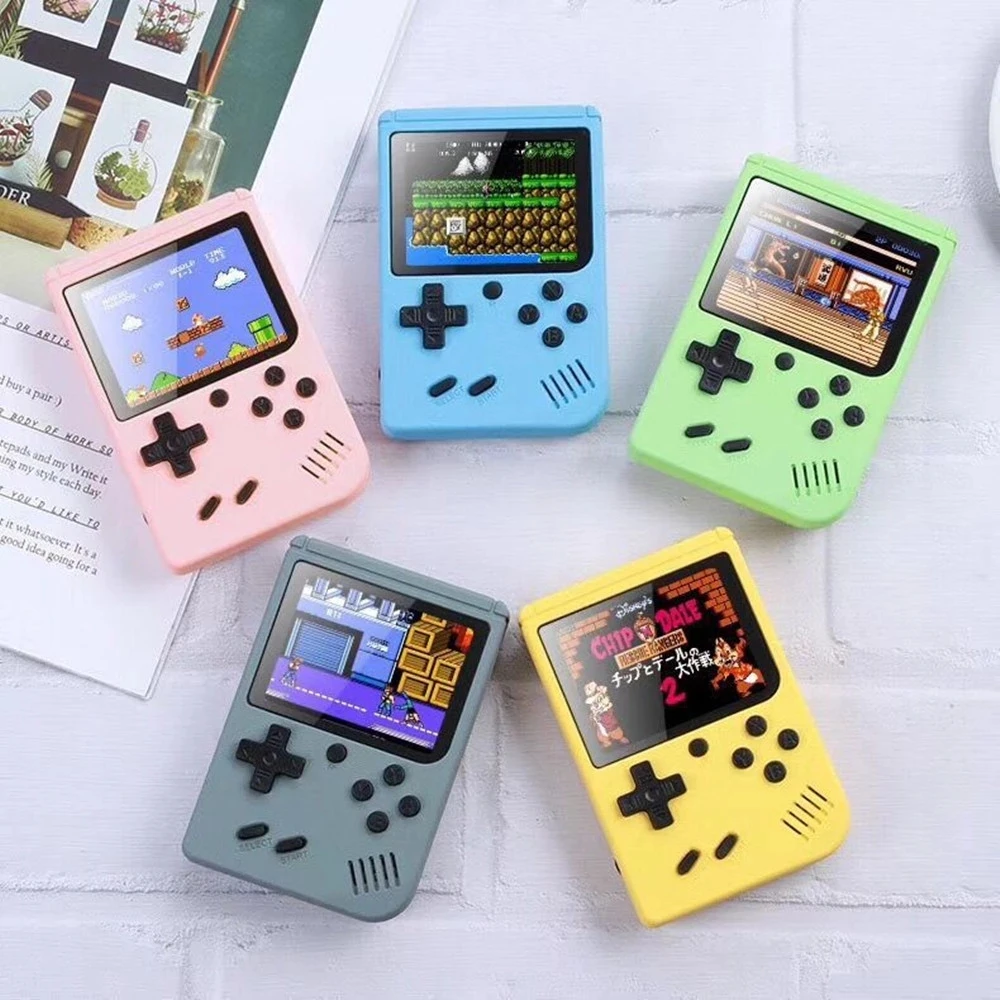 500 In 1 Games MINI Portable Retro Video Console Handheld Game Players Boy 8 Bit 3.0 Inch Color LCD Screen