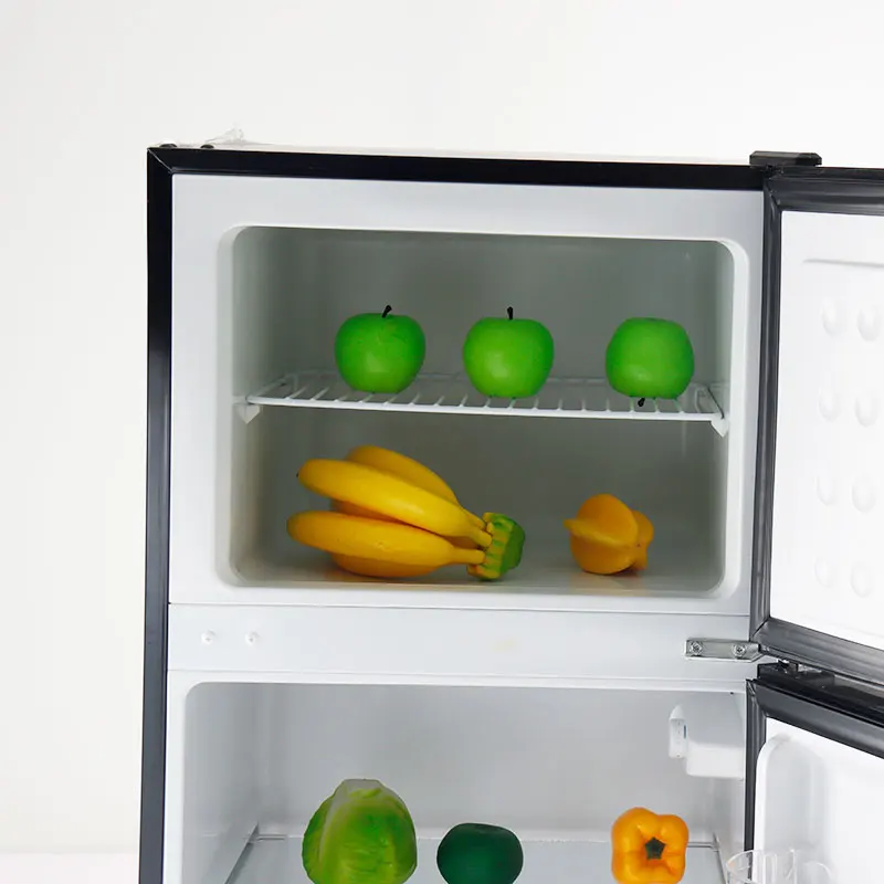 BCD-210 Beverage Meat Fruit Fresh Factory Wholesale Large 2 Doors Refrigerator 24v Freezer