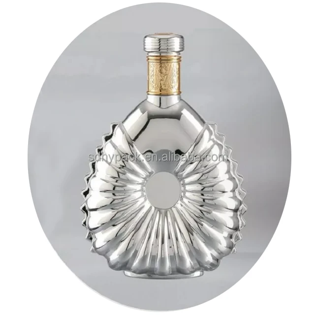 clear XO/brandy/whiskey glass bottle  wine glass bottle