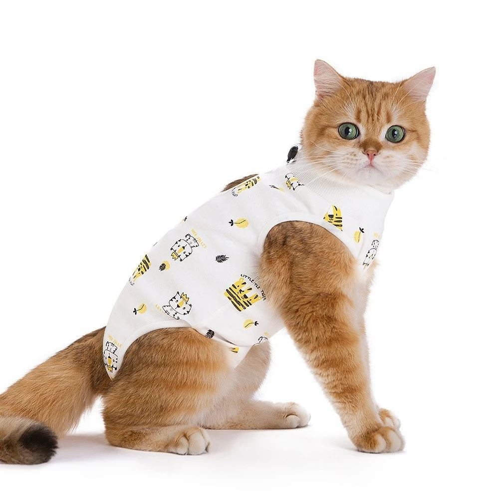 Cat neutering clothes Cat postpartum clothes spring and summer cat surgical clothes Anti-licking weaning