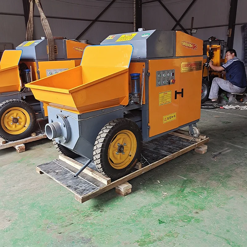 New type cement mortar grouting spraying wall putty machine mortar sprayer