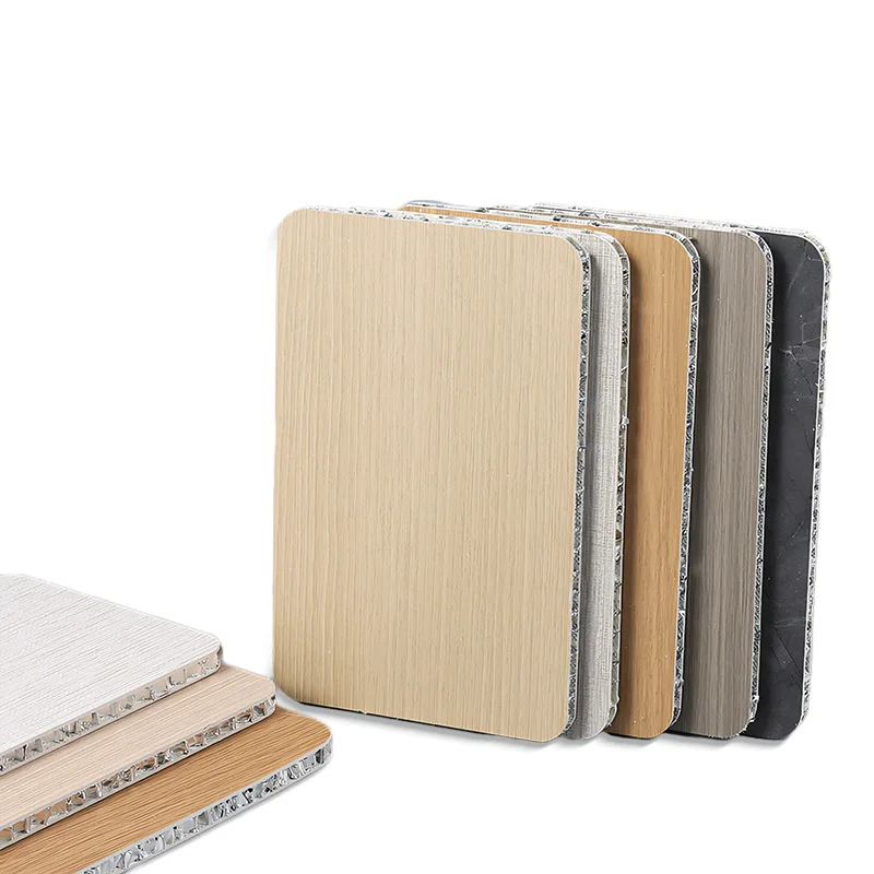 SPC Aluminum Honeycomb Panel Wholesale Fire Resistant Wall Cabinet Stone Composite Honeycomb Sandwich Panel