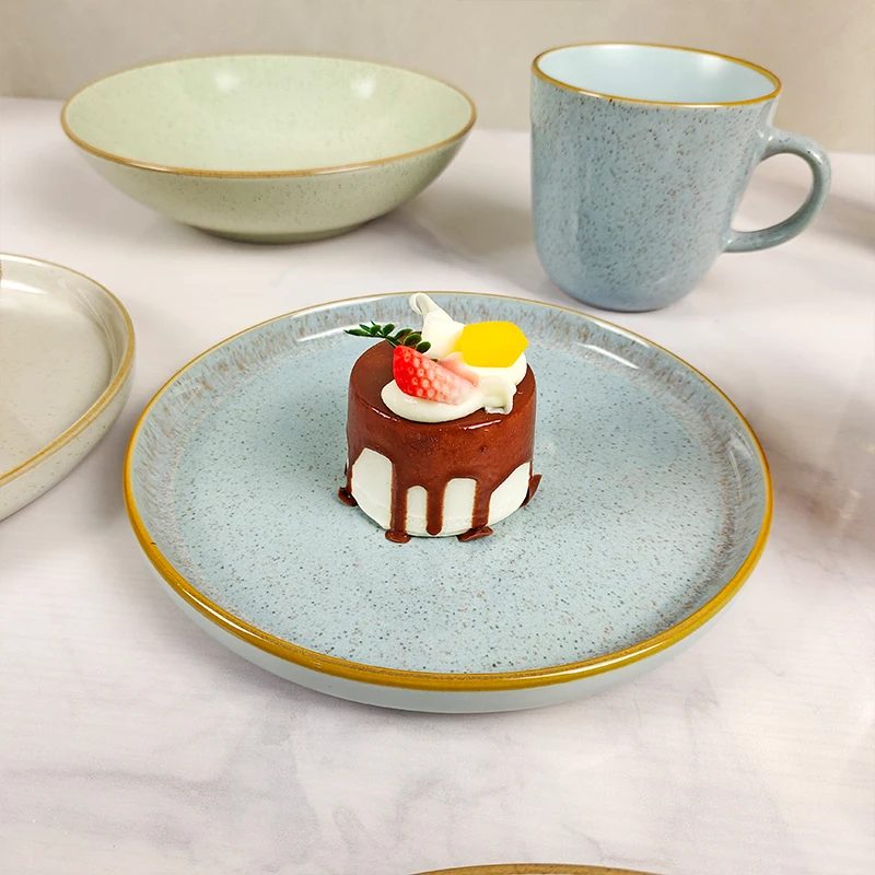 Gift Dinner Sets Ceramic Dinnerware Sets Restaurant Stoneware Tableware Free Sample Ceramic Dinner Plates Safe to Use