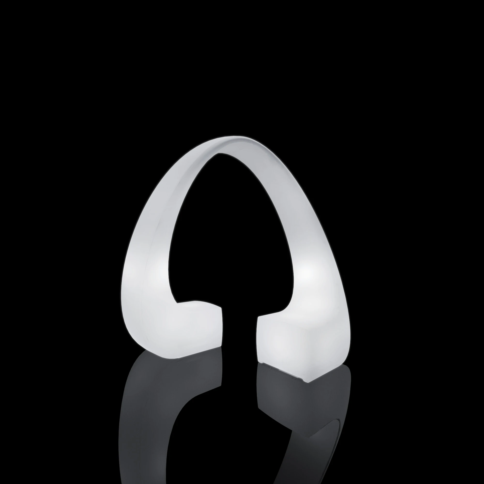 Большой декоративный табурет Rgb для отдыха в парке, гостиницах и курортах, модульная современная уличная мебель со светодиодным освещением, Изогнутая скамья