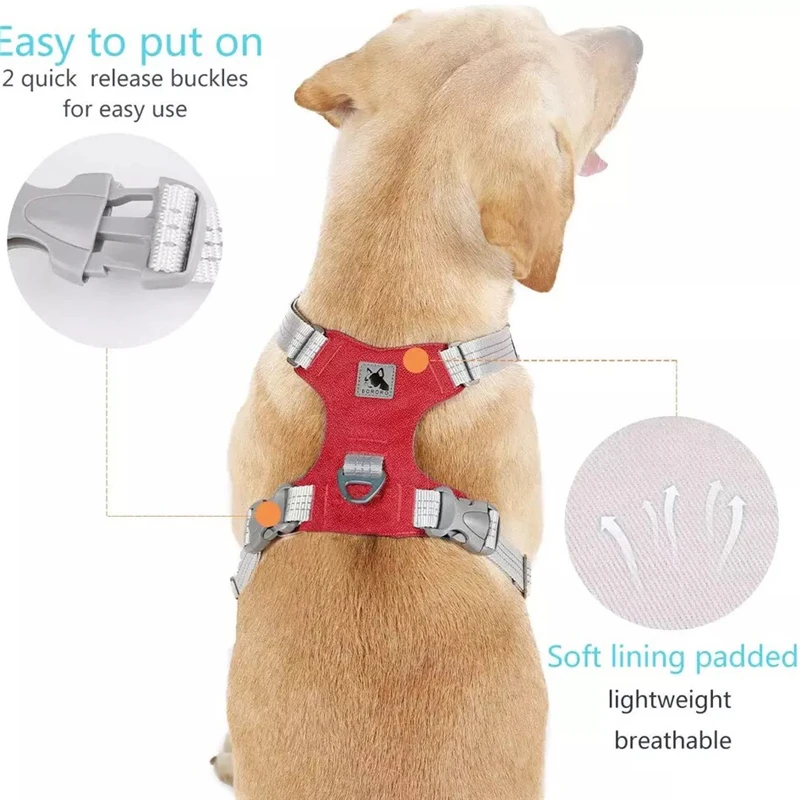 Lamb  Best Seller Adjustable High End Durable Safty Pet Vest Adjustable Reflective Soft Dog Harness